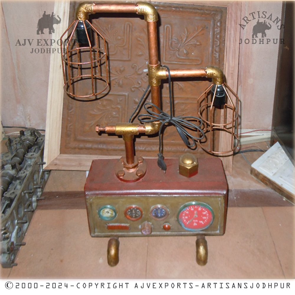 Industrial Steampunk Table Lamp