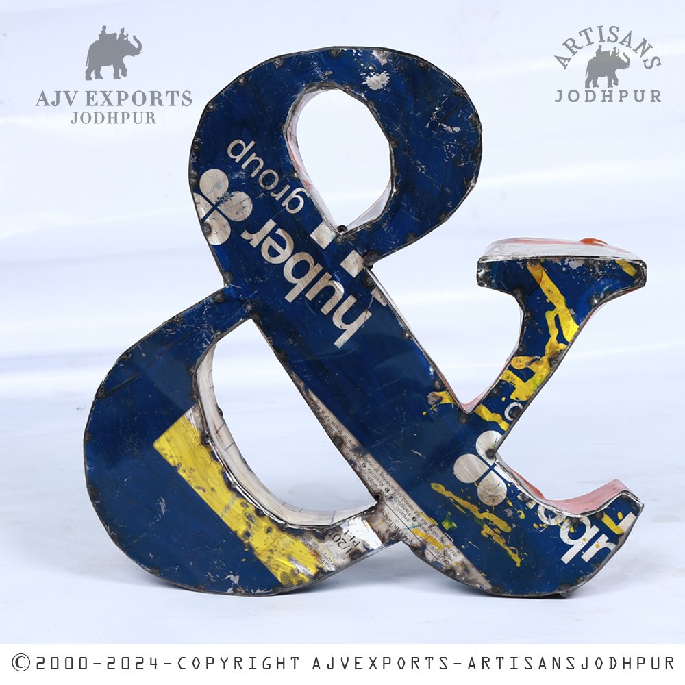 Recycled Metal Ampersand