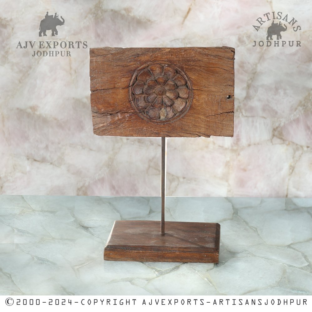 Antique Carved Wooden Panel