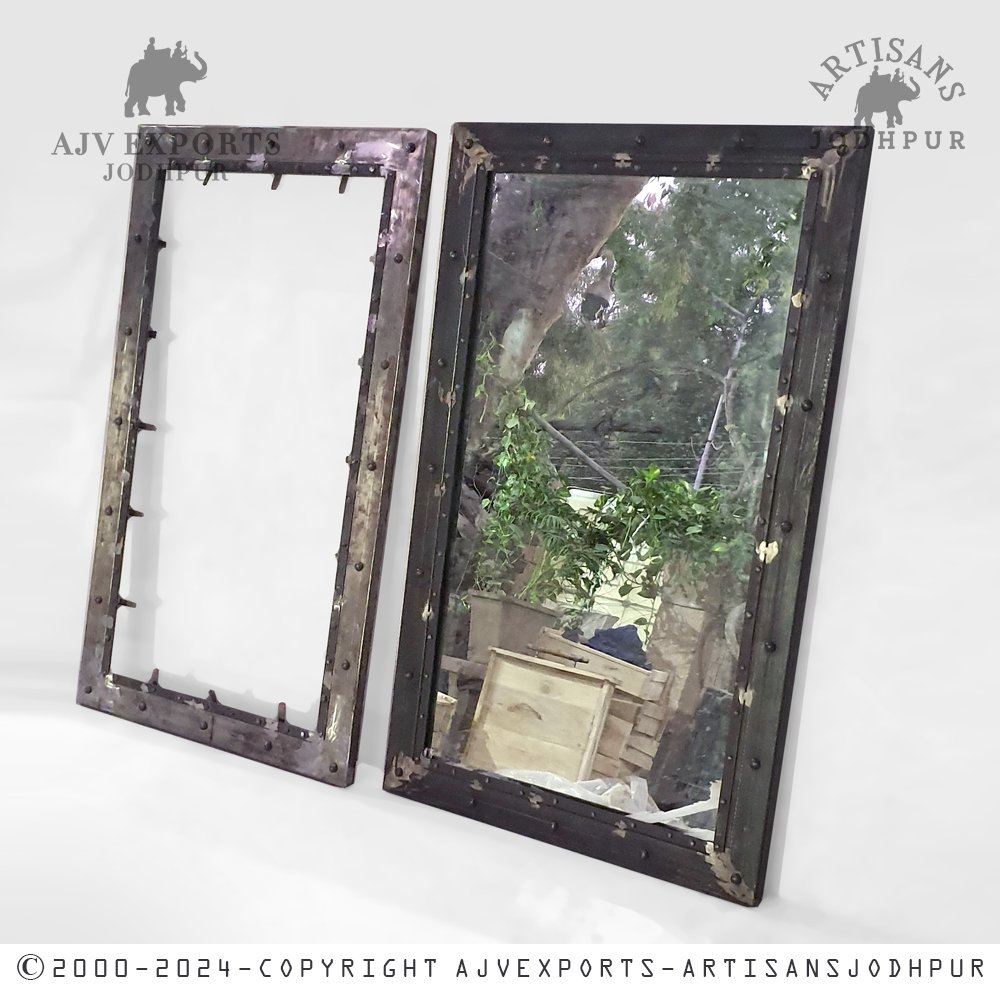 Antique Metal Mirrors